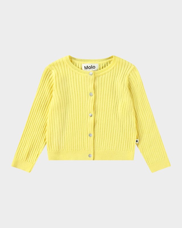 Girl's Gabby Ribbed Cardigan, Size 6M-